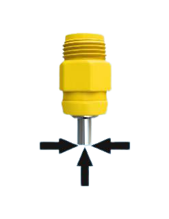 Ниппельная поилка CombiMaster high flow. Жёлтый цвет (арт.4025-00)